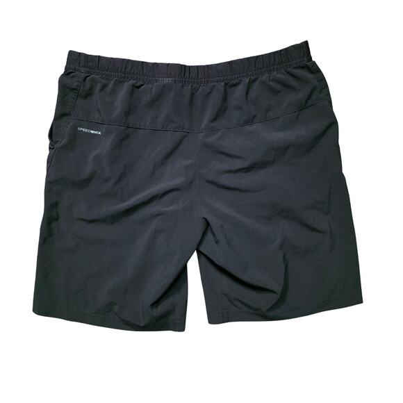 Reebok Athletic Training Shorts Men’s Large Black Graphic Logo BK4598 - Picture 3 of 7